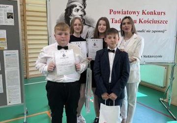 Rozstrzygnięcie V Powiatowego Konkursu o Tadeuszu Kościuszce