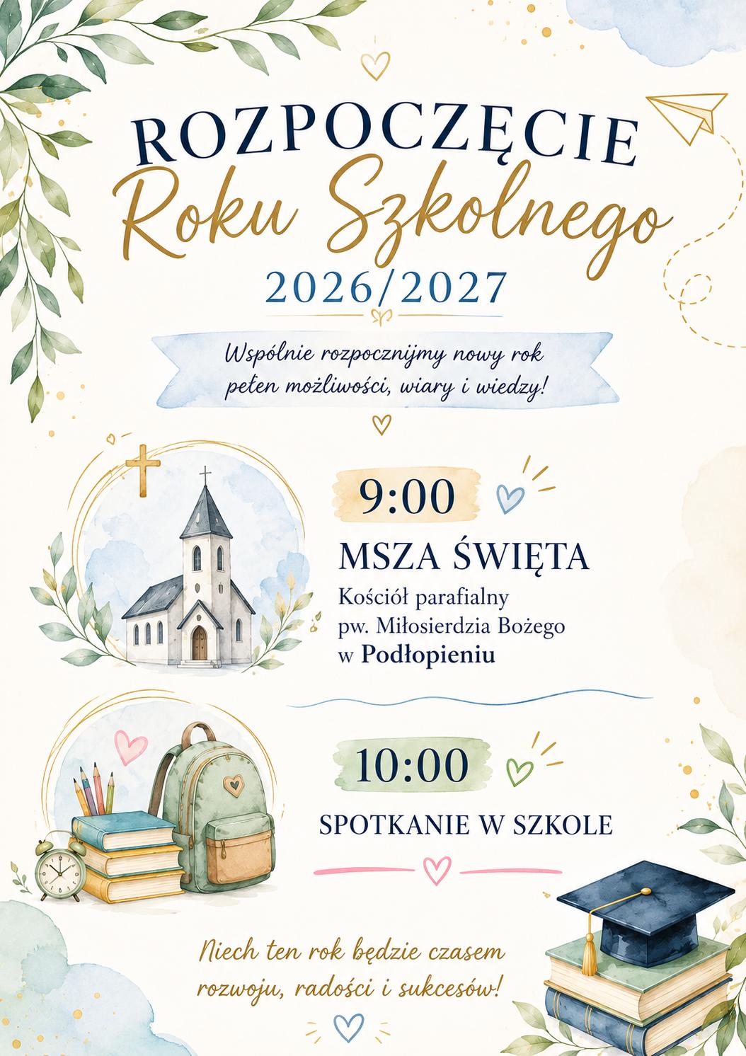 Rozpoczęcie Roku Szkolnego
